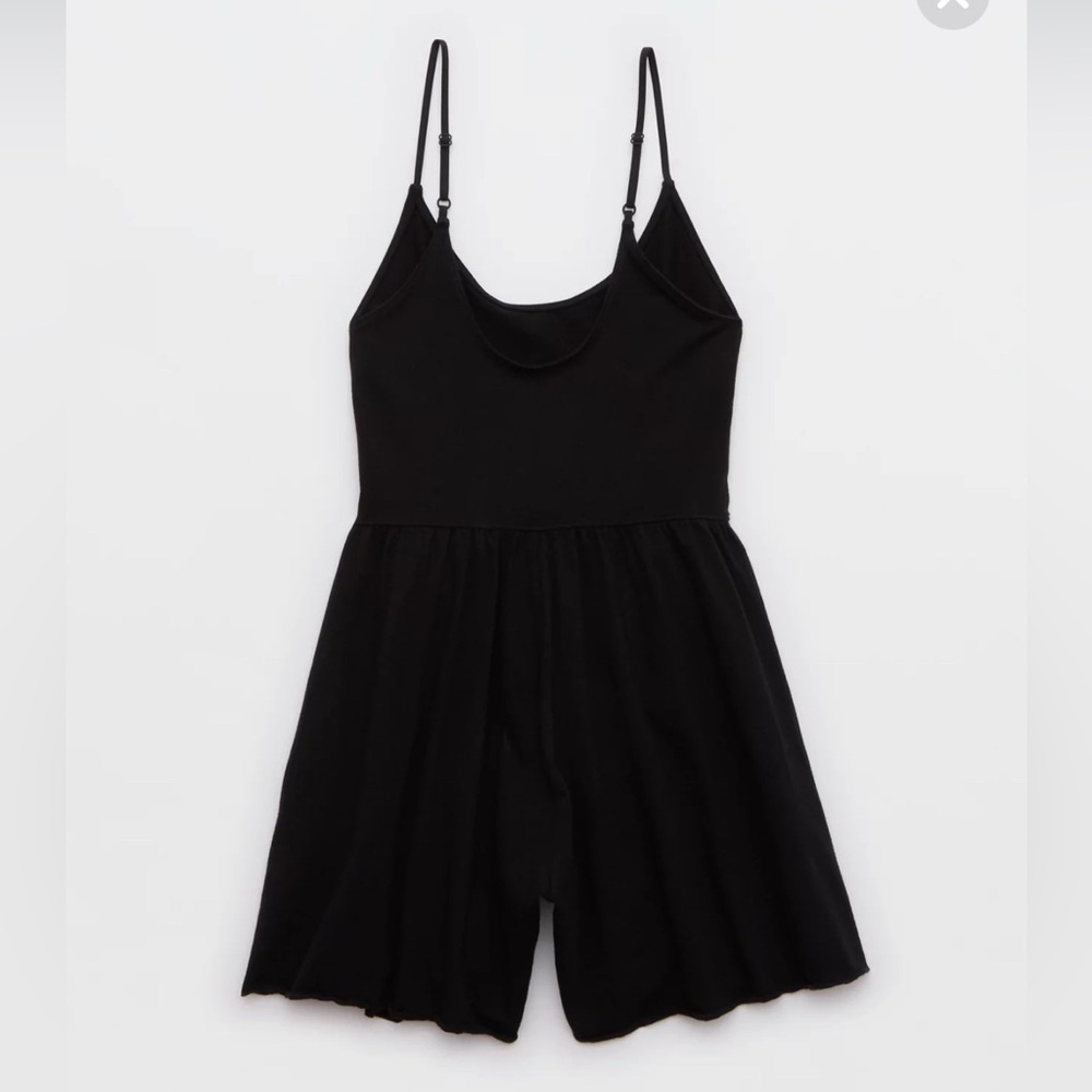 Aerie At The Barre Romper Black - Picture 2 of 8